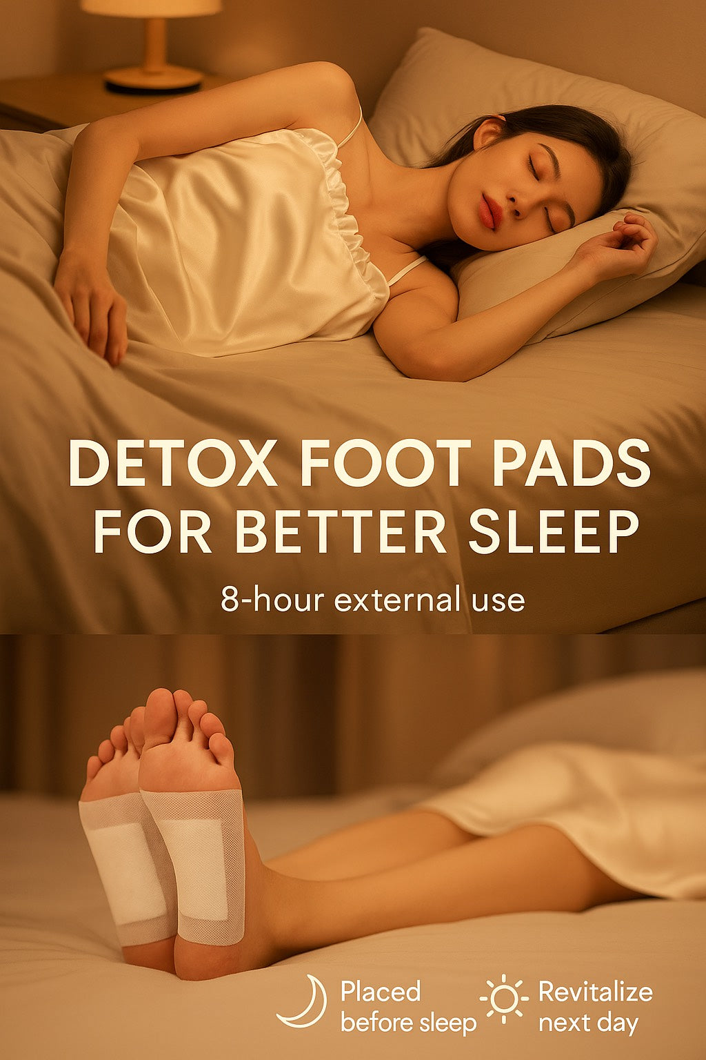 Mugwort Detox Foot Pads – 20 Pack (10 Pairs)